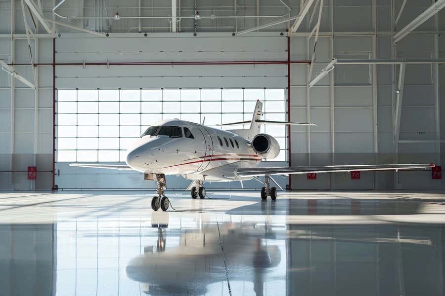 Hangar de aviones en Ourense